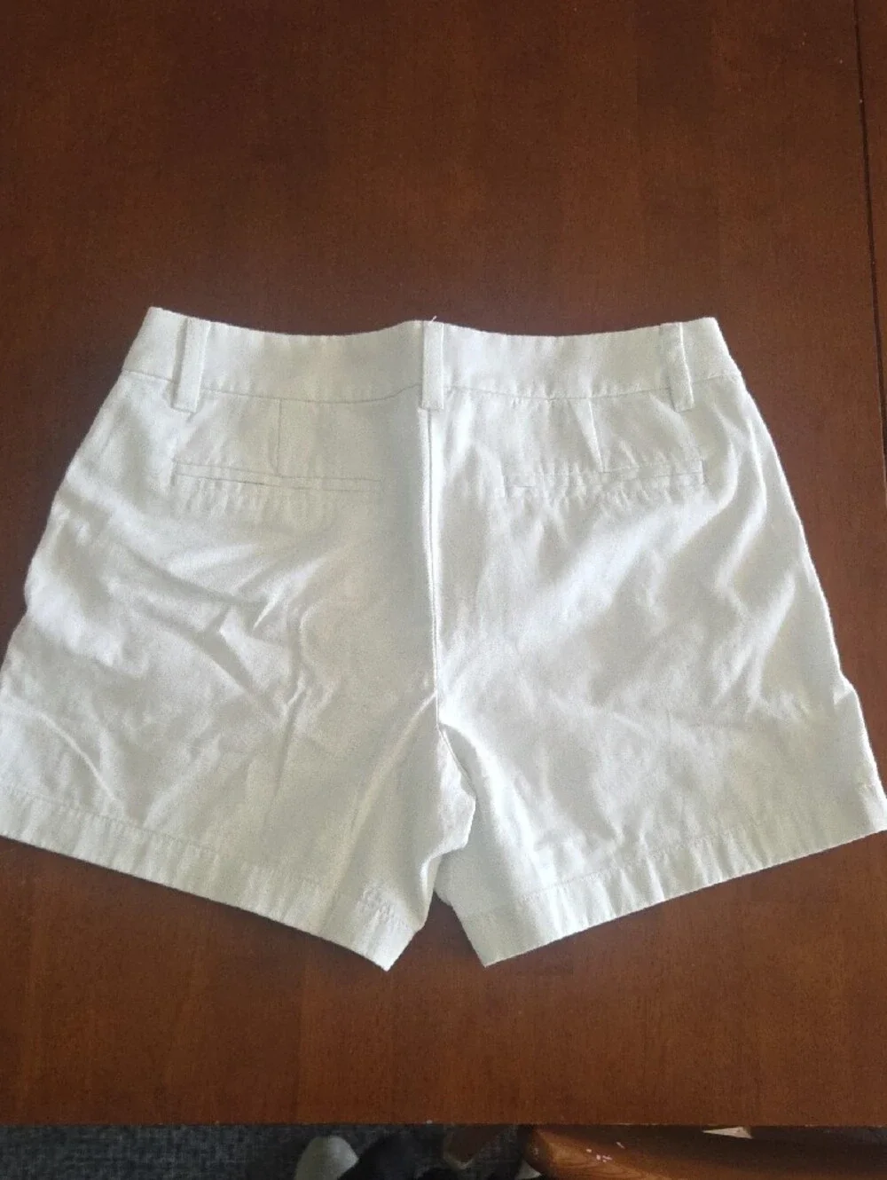 J. Crew White Cotton Chino Bermuda Shorts